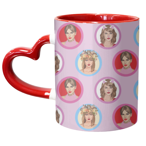Tay Tay Balls Lilac - unique mug by DOLLY WOLFE