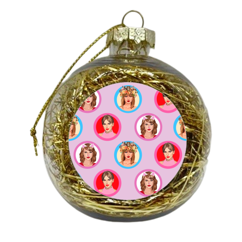 Tay Tay Balls Lilac - xmas bauble by DOLLY WOLFE