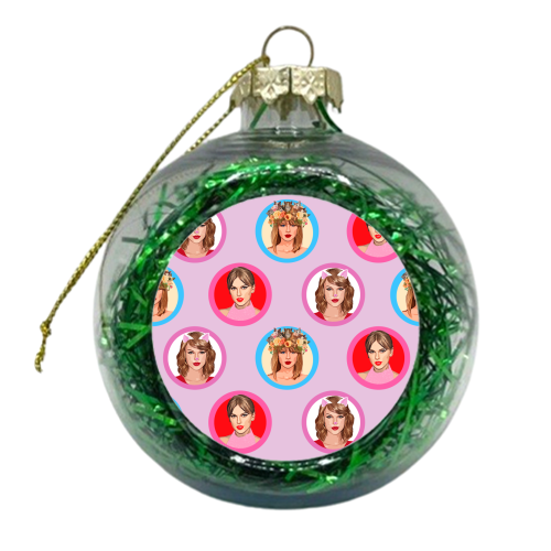 Tay Tay Balls Lilac - xmas bauble by DOLLY WOLFE