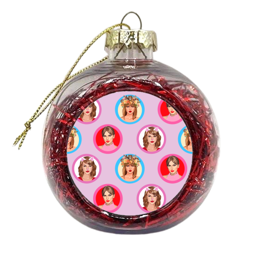 Tay Tay Balls Lilac - xmas bauble by DOLLY WOLFE