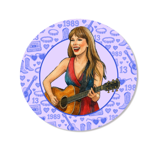 Tay Toile Blue - Magnet by Ms Doodle