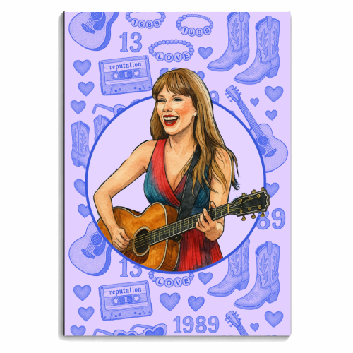 Tay Toile Blue - personalised A4, A5, A6 notebook by Ms Doodle