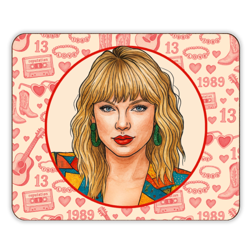Tay Toile Red - designer placemat by Ms Doodle