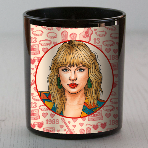 Tay Toile Red - scented candle by Ms Doodle