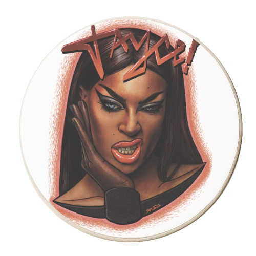 Tayce - personalised beer coaster by ARTECCO