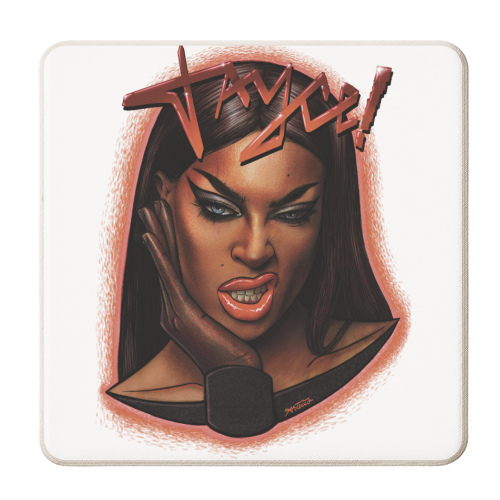 Tayce - personalised beer coaster by ARTECCO