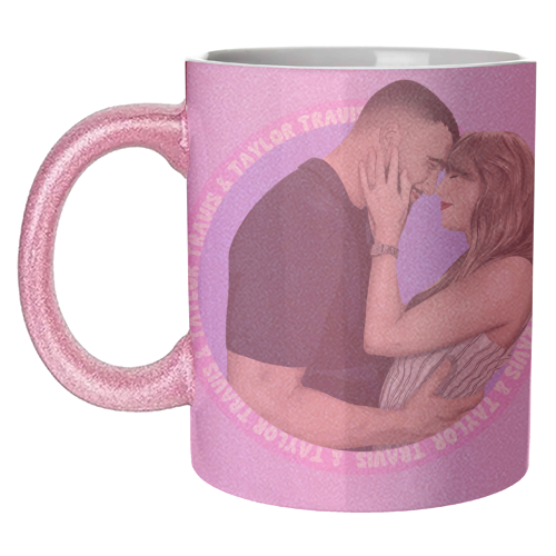 Taylor and Travis - unique mug by Pink and Pip