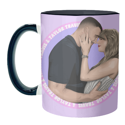 Taylor and Travis - unique mug by Pink and Pip