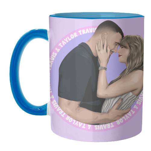 Taylor and Travis - unique mug by Pink and Pip