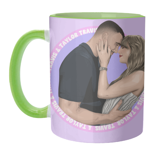 Taylor and Travis - unique mug by Pink and Pip