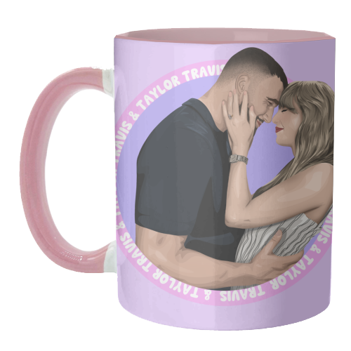 Taylor and Travis - unique mug by Pink and Pip