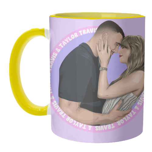 Taylor and Travis - unique mug by Pink and Pip