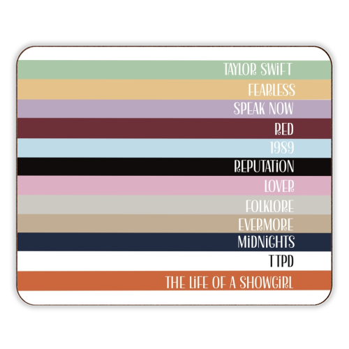 Taylor Eras stripes - designer placemat by Giddy Kipper