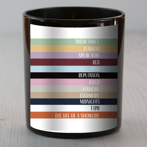 Taylor Eras stripes - scented candle by Giddy Kipper