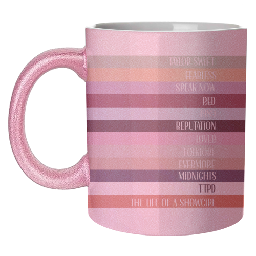 Taylor Eras stripes - unique mug by Giddy Kipper