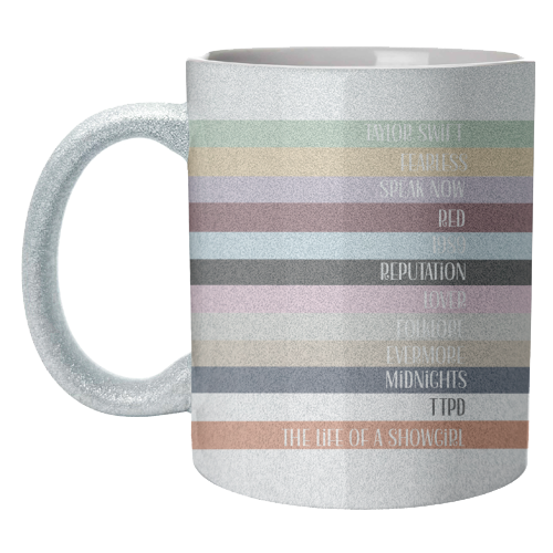 Taylor Eras stripes - unique mug by Giddy Kipper