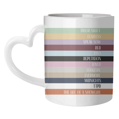 Taylor Eras stripes - unique mug by Giddy Kipper