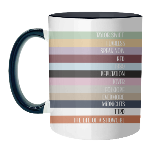 Taylor Eras stripes - unique mug by Giddy Kipper