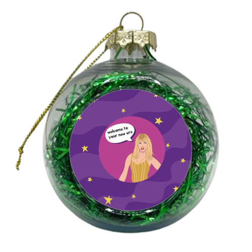 New Era - xmas bauble by Laura Lonsdale