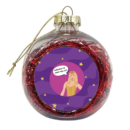 New Era - xmas bauble by Laura Lonsdale