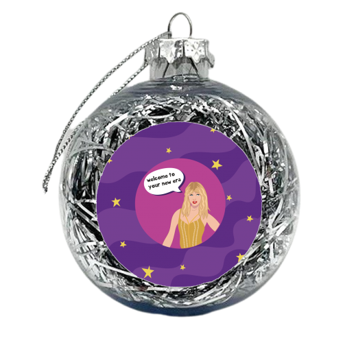 New Era - xmas bauble by Laura Lonsdale