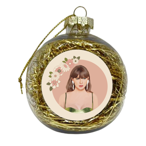 Taylor Pretty Boho - xmas bauble by Giddy Kipper