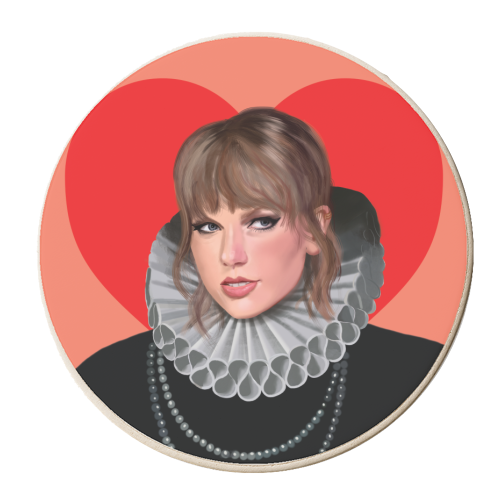 Taylor Renaissance Valentine's Giftware - personalised beer coaster by AbiGoLucky