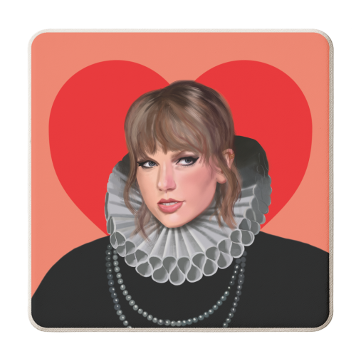 Taylor Renaissance Valentine's Giftware - personalised beer coaster by AbiGoLucky