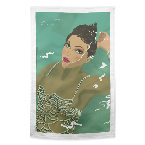 Swift Showgirl - funny tea towel by The Queer Store