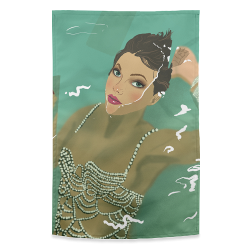 Swift Showgirl - funny tea towel by The Queer Store