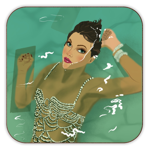 Swift Showgirl - personalised beer coaster by The Queer Store