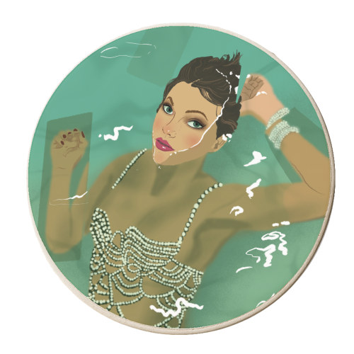 Swift Showgirl - personalised beer coaster by The Queer Store