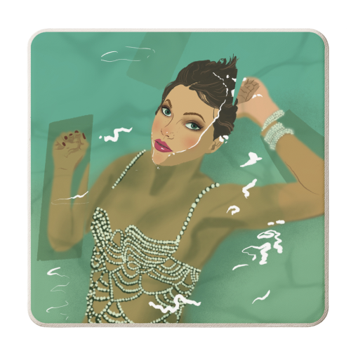 Swift Showgirl - personalised beer coaster by The Queer Store