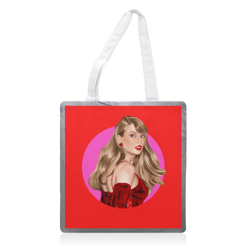 Beautiful Showgirl - printed canvas tote bag by Pink and Pip