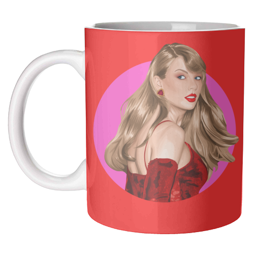 Beautiful Showgirl - unique mug by Pink and Pip