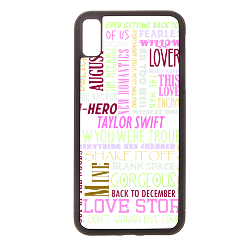 Taylor Songs - stylish phone case by All About Words Designs