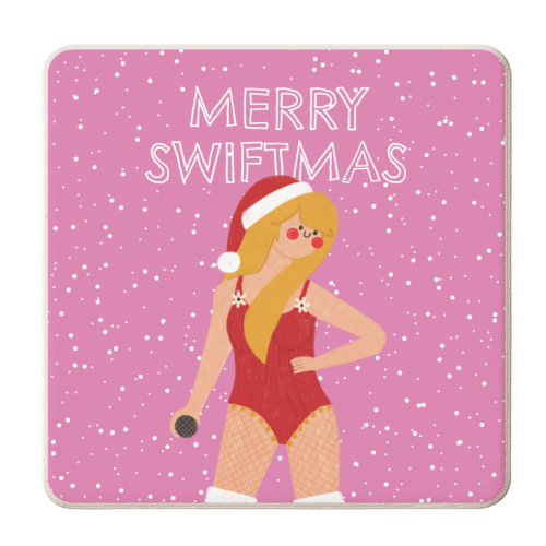 Tays Swiftmas - personalised beer coaster by AbiGoLucky
