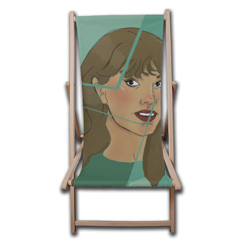 Tay The life of a showgirl - canvas deck chair by The Queer Store