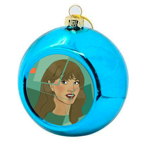 Tay The life of a showgirl - colourful christmas bauble by The Queer Store