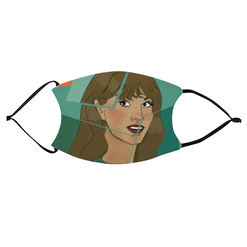 Tay The life of a showgirl - face cover mask by The Queer Store