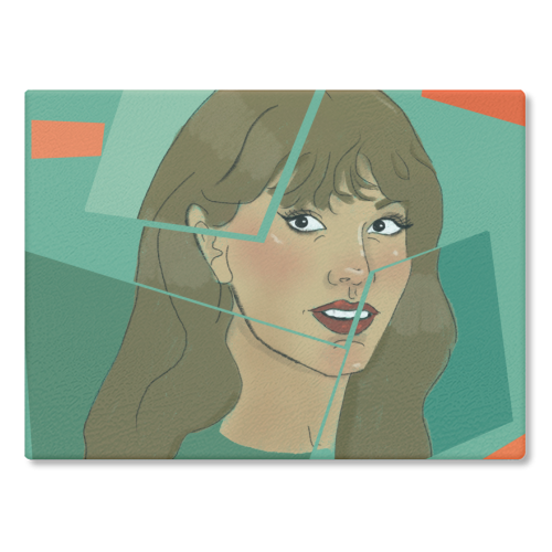 Tay The life of a showgirl - glass chopping board by The Queer Store