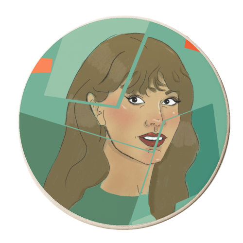 Tay The life of a showgirl - personalised beer coaster by The Queer Store