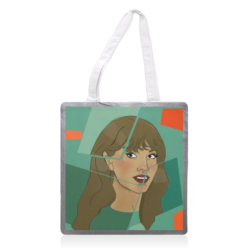 Tay The life of a showgirl - printed canvas tote bag by The Queer Store