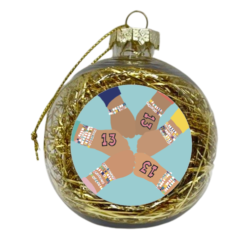 Taylor's Friendship Circle - xmas bauble by Giddy Kipper