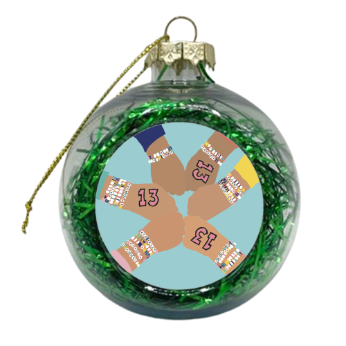 Taylor's Friendship Circle - xmas bauble by Giddy Kipper