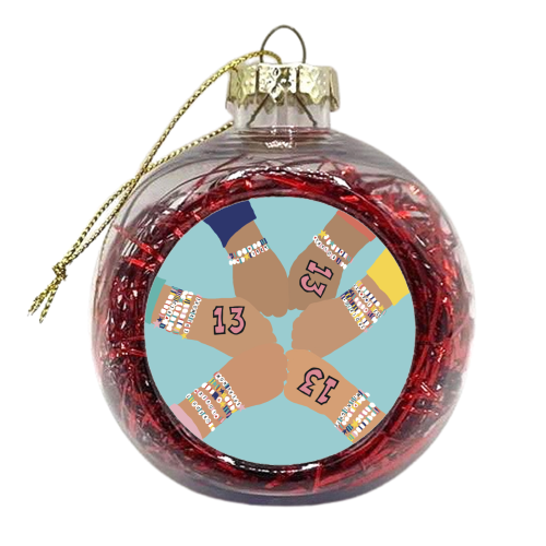 Taylor's Friendship Circle - xmas bauble by Giddy Kipper
