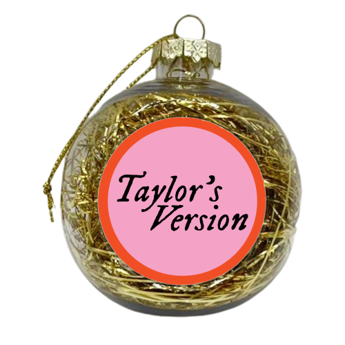 Taylor's Version - xmas bauble by AbiGoLucky