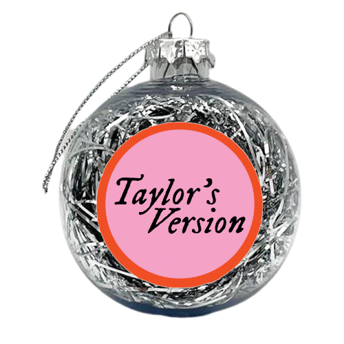 Taylor's Version - xmas bauble by AbiGoLucky