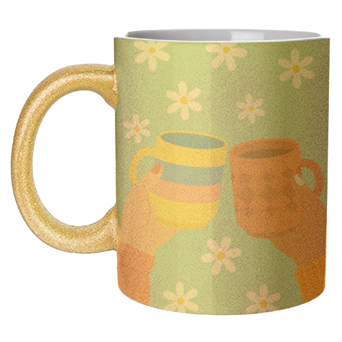 Tea Besties - unique mug by Eloise