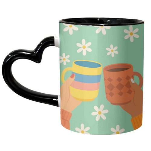 Tea Besties - unique mug by Eloise